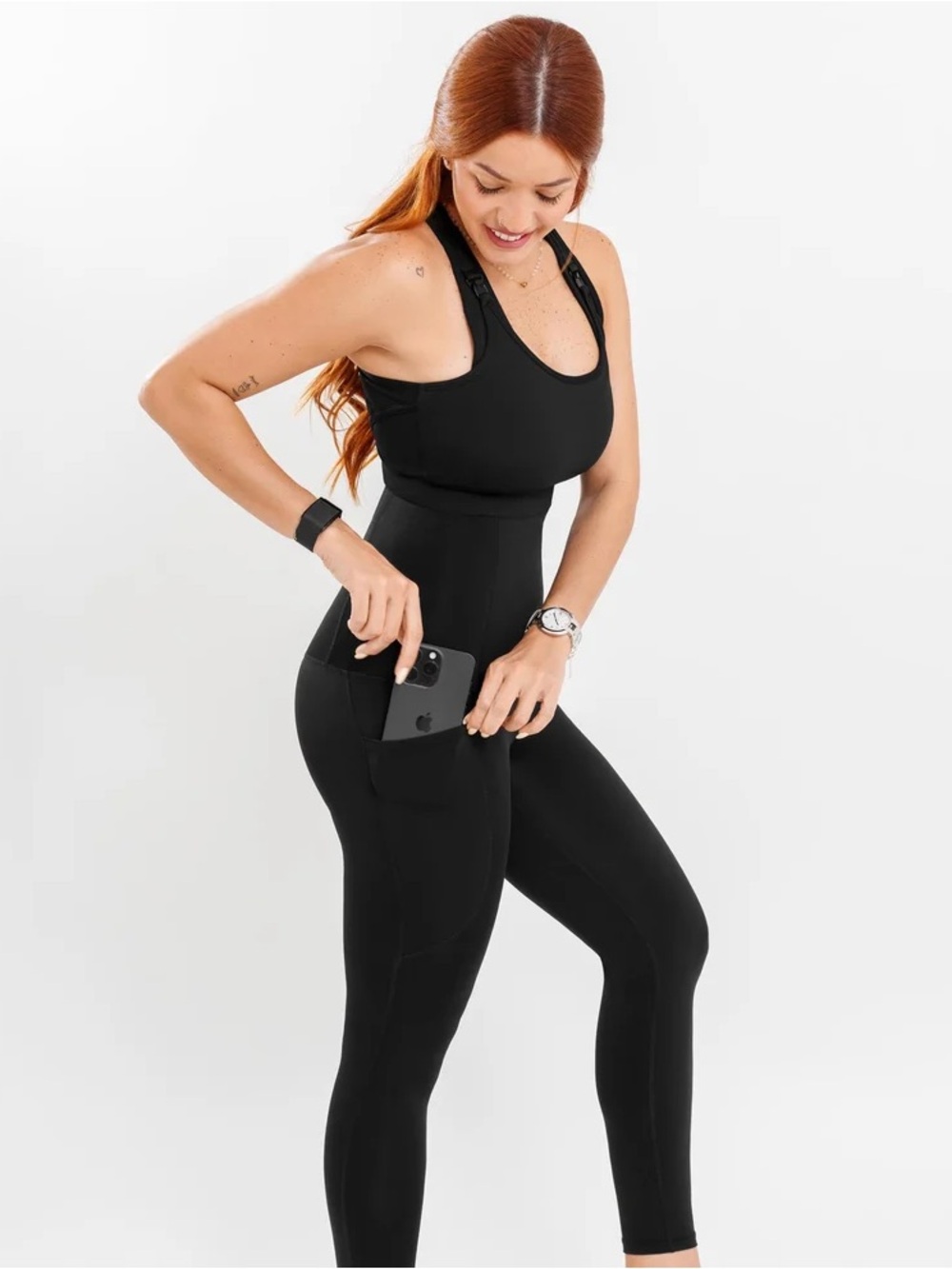 Babybub 7/8S Post Partum Compression Recovery Legging Pockets Maternity
